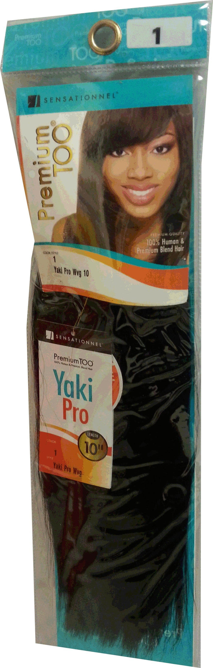 Sensationnel Human Hair Premium Too Yaki Pro 10 inch num.1