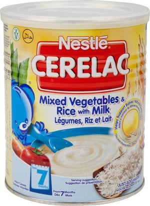 Cerelac Mixed Vegetable and Rice Milk 400 g