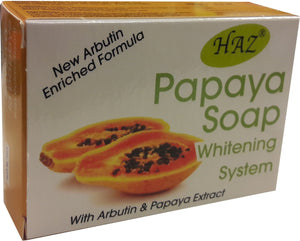 HAZ Papaya Whitening Soap 100 g