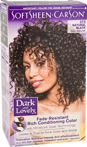 Dark and Lovely Color 372 Natural Black