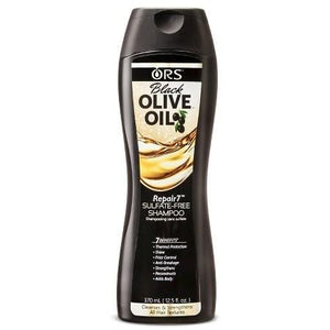 ORS Black Olive Oil Repair 7 Sulfate Free Shampoo  370 ml