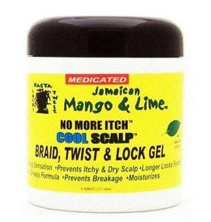 Jamaican Mango and Lime No More Itch Cool Scalp Braid Twist and Lock Gel 177 ml