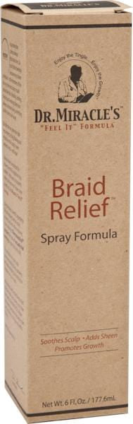 Dr. Miracle Braid Relief Spray Formula Regular 6 oz