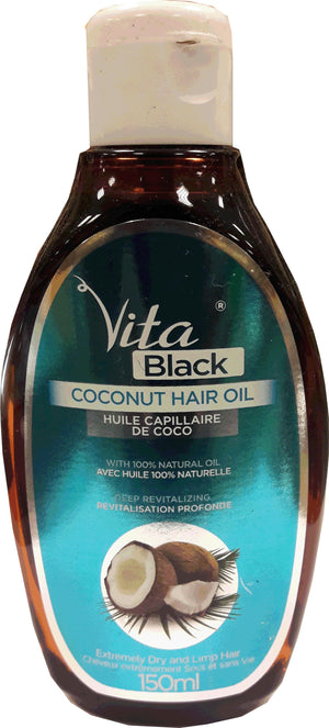 Vita Black Coconut Natural Hair Oil 150 ml