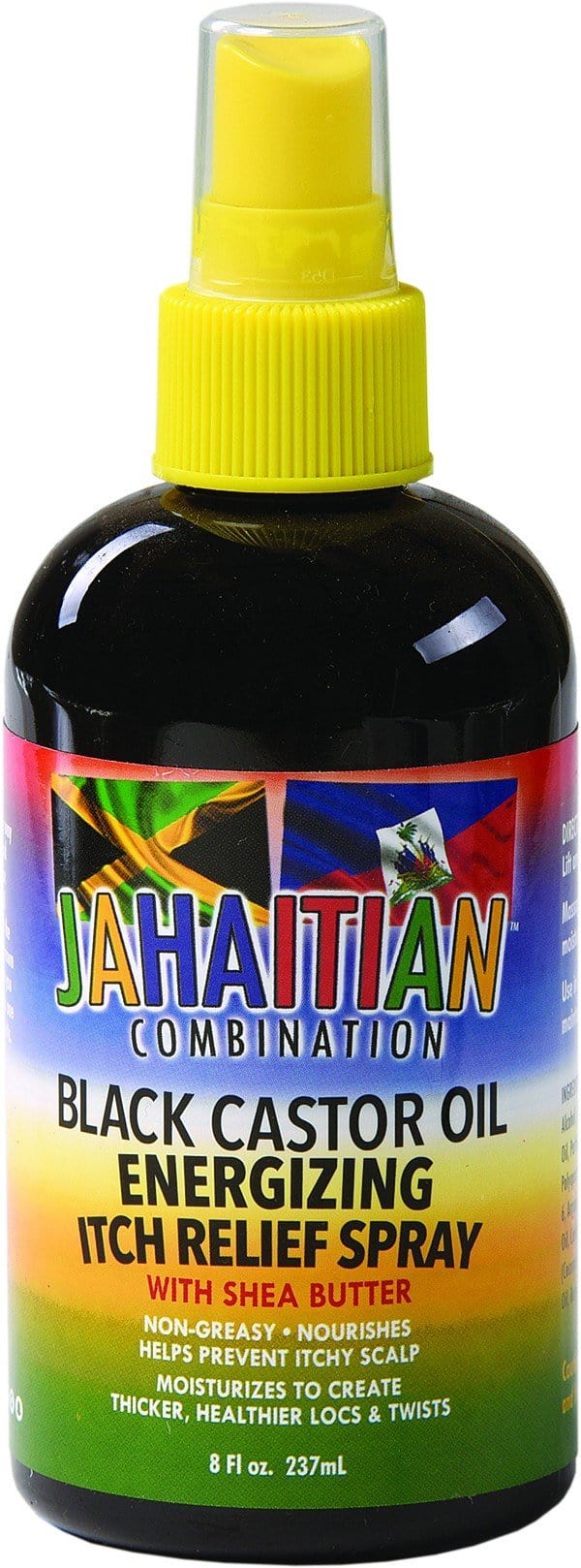 Jahaitian Black Castor Oil Energizing Itch Relief Spray 237 ml