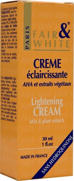 Fair & White Cream Eclaircissant Aha 30 ml