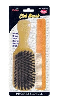 Eden Hard Club Brush and Comb 00522