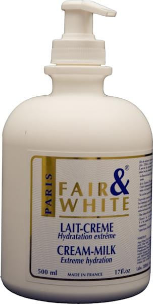 Fair & White Lait Creme Hydratation 500 ml (pump)