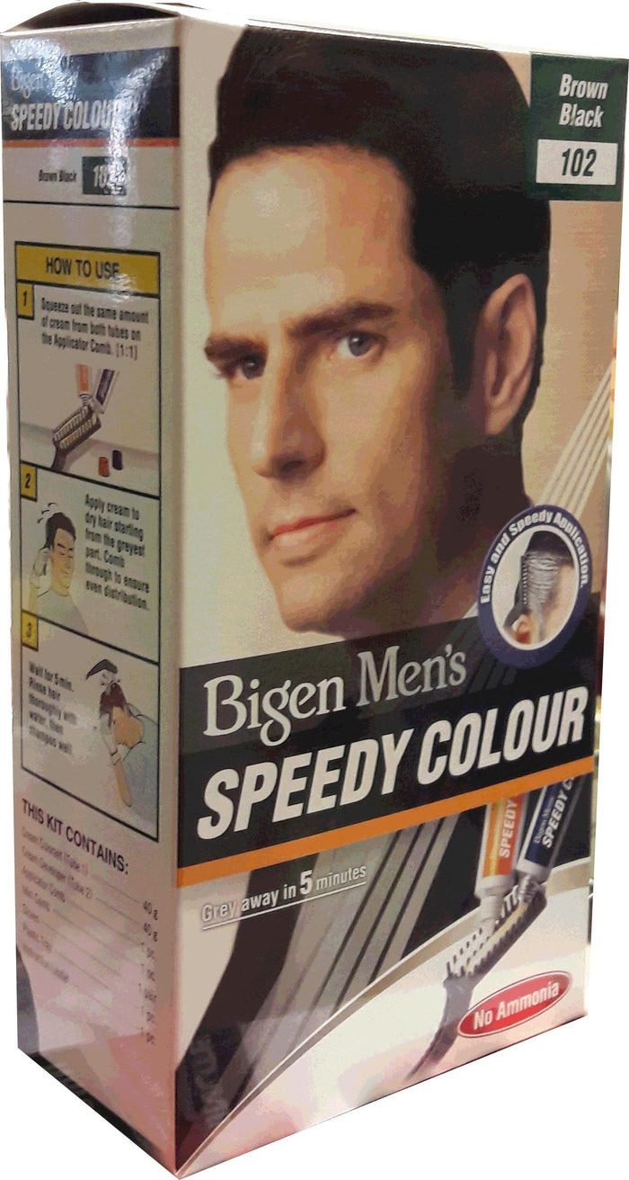Bigen Men's Speedy Colour Brown Black 102