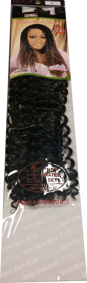 Ivory Water Wave Braid Crochet 22 inch num 4