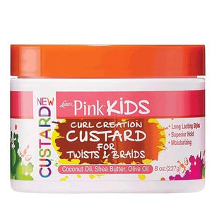 Pink Kids Curl Creation Custard for Twists and Braids 227 g