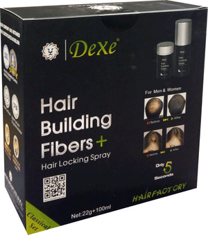 Dexe Hair Building Fibers + Spray
