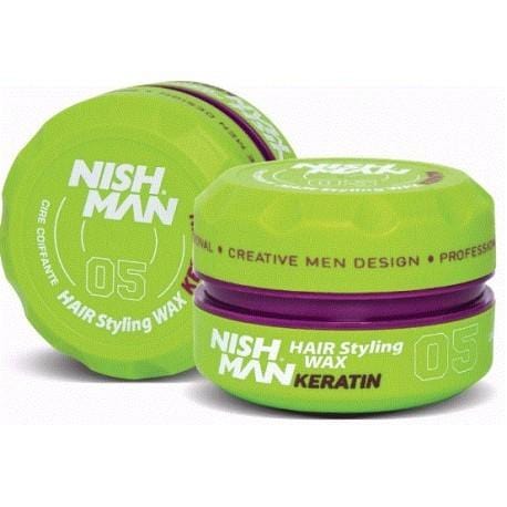 Nish Man Hair Styling Wax Keratin 05 150 ml