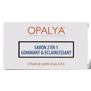 Opalya Savon 2 en 1 Gommant and Eclaircissant  200 g