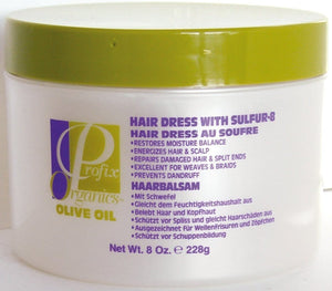 Profix Organics Olive Oil Hair Dress with Sulfur 8