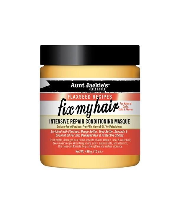 Aunt Jackie's Flaxseed Fix My Hair Intensive Repair Conditioning Masque 15oz
