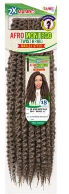 Janet Collectgion 2X Afro Montego Twist Braid inch