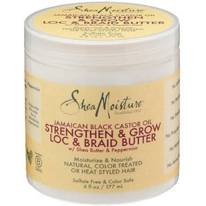 Shea Moisture Jamaican Black Castor Oil Strengthen and Grow Loc and Braid Butter 177 ml