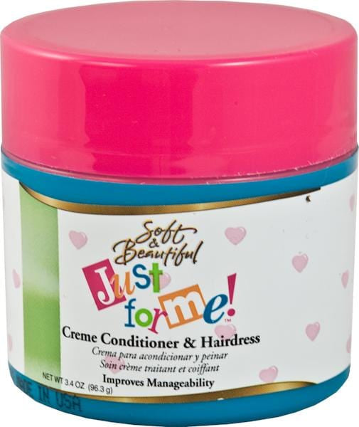 Just For Me Creme Conditioner & Hairdress (Blue) 3.4 oz
