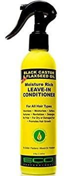 Eco Black Castor and Flaxseed Oil Moisture Rich Leave in Conditioner 236 ml