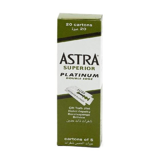 Astra Superior Platinum Double Edge 20 cartons of 5 pieces
