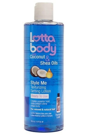 Lotta Body Coconut Shea Oils Style Me Texturizing Setting Lotion 354 ml