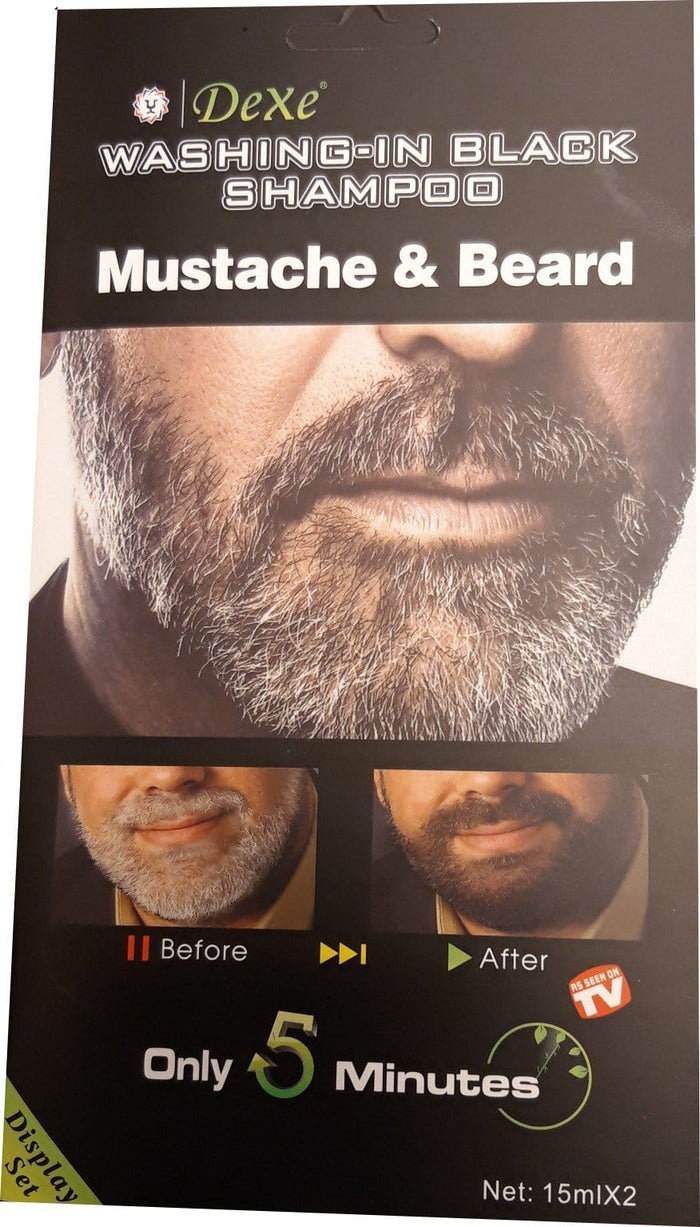 Dexe Washing-in Black Shampoo Mustache & Beard 2 pieces 15 ml