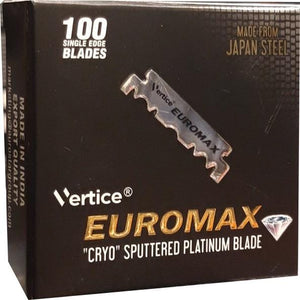 Euromax Cycro Sputtered Platinum Blade 100 blades