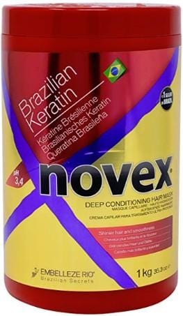 Novex Brazilian Keratin Deep Conditioning Hair Mask 1000 ml