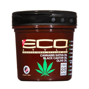Eco Style Cannabis Sativa Oil Black Castor Oil Olive Olive 473 ml