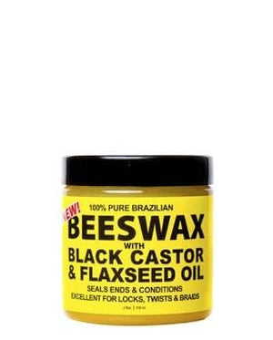 Eco Bees Wax Black Castor Flaxseed Oil Beeswax 118 ml