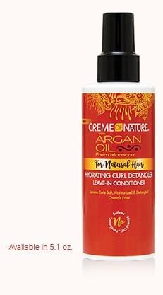 Creme of Nature Argan Oil Hydrating Curl Detangler Leave-in Detangler Leave in Conditioner 125 ml