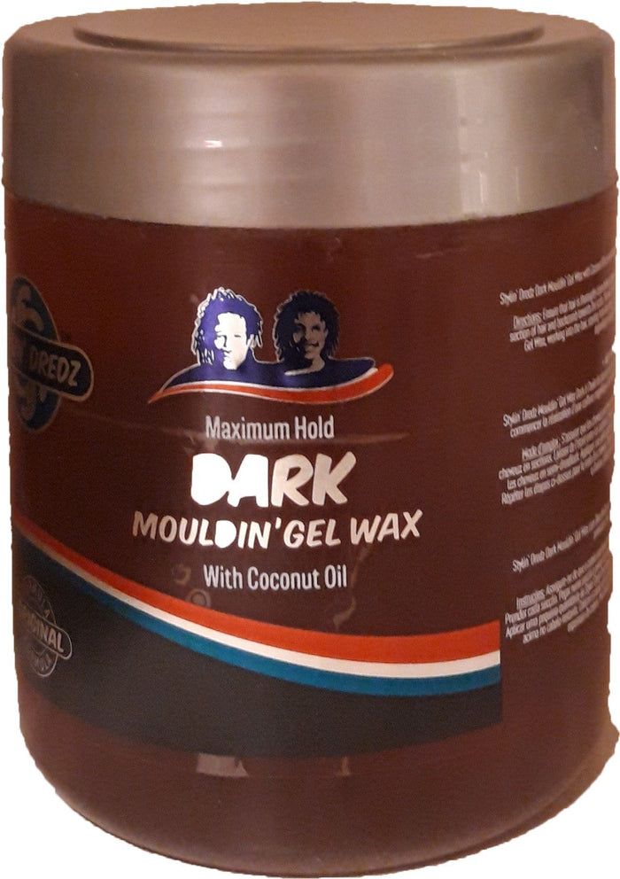 Stylin' Dredz Dark Mouldin' Gel Wax Coconut Oil 500 ml
