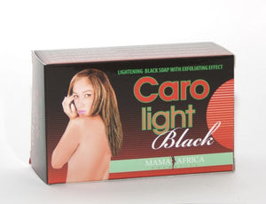 African Black Soap - CARO LIGHT LIGHTENING BLACK SOAP WITH EXFOLIATING EFFECT  200 g