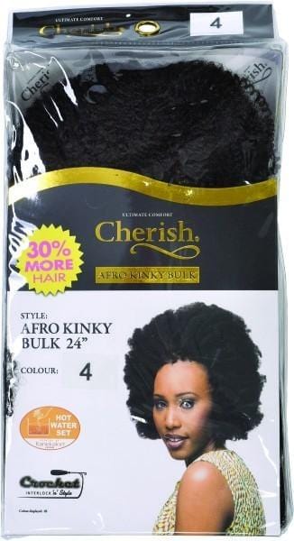 Cherish Afro Kinky Bulk 24 inch colour 4