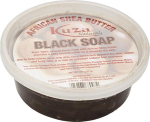 Kuza African Shea Black Soap 8 oz