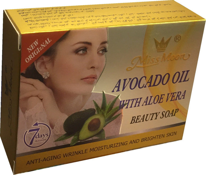 Miss Moon Avocado Oil Aloe Vera Beauty Soap 100 g