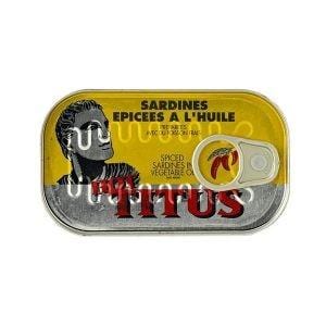 Titus Sardines In Hot Sauces  125 g