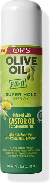 ORS Olive Oil Fix-it Super Hold Spray Castor Oil 200 ml