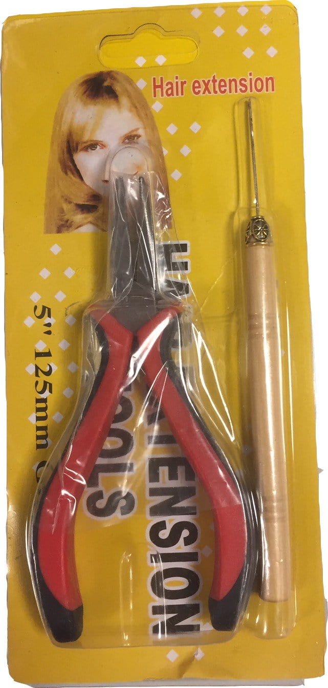 Plier and Needle Stick Hair Extensin System