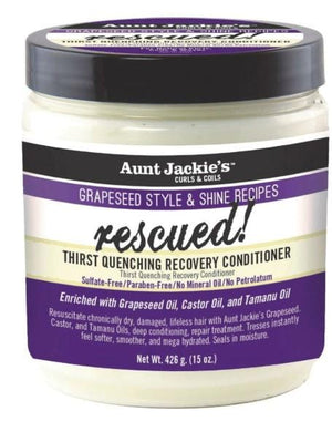 Aunt Jackie's Grapeseed Style and Shine Recipes Rescued Conditioner 426 g