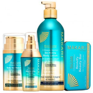 MAKARI products -  BLUE CRYSTAL 4 PIECES C GIFT SET