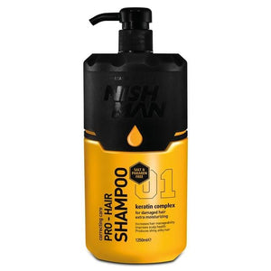 Nish Man Pro Salt&Paraben Free with Keration Complex Shampoo 1250 ml