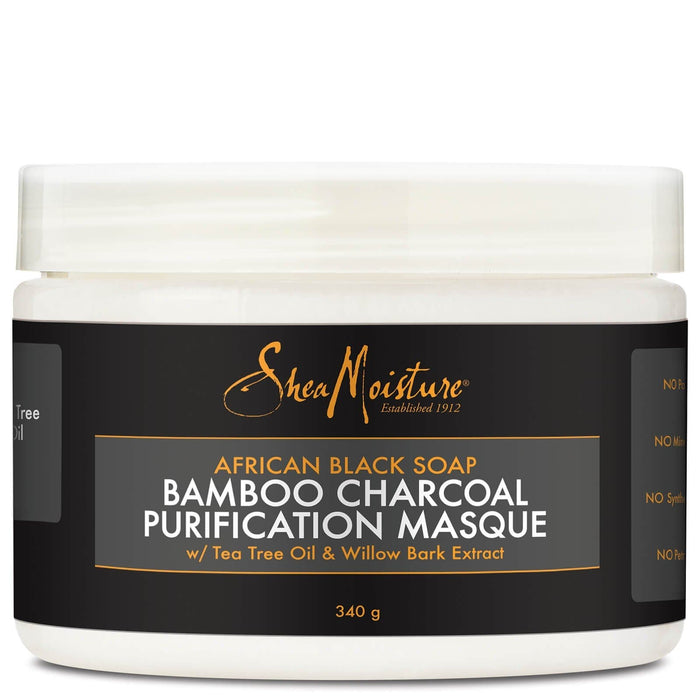African Black Soap - Shea Moisture African Black Soap Bamboo Charcoal Masque 340ml