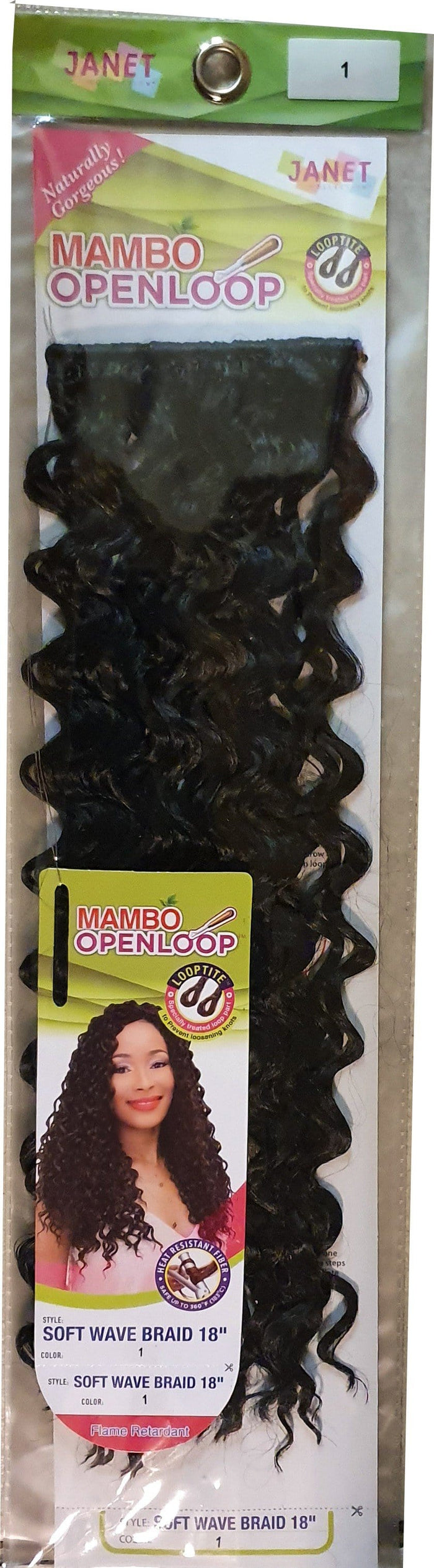 Janet Mambo Openloop Soft Wave Braid num 1 18 Inch