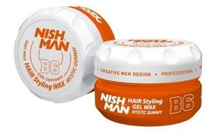 Nish man Hair Styling Gel Wax Mystic Gummy B6 150 ml