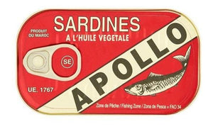 Apollo Sardines In Vegetable Oil 125g