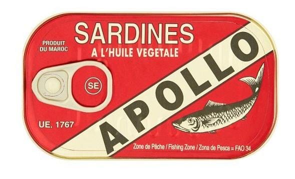 Apollo Sardines In Vegetable Oil 90g