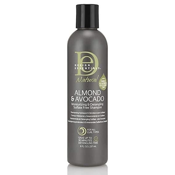 Design Essential Almond & Avocado Moisturizing & Detangling Sulfate-Free Shampoo  227 g
