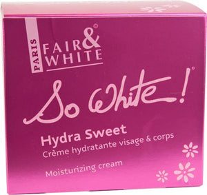 So White! F&W Hydra Sweet Moisturizing Cream Jar 400 ml